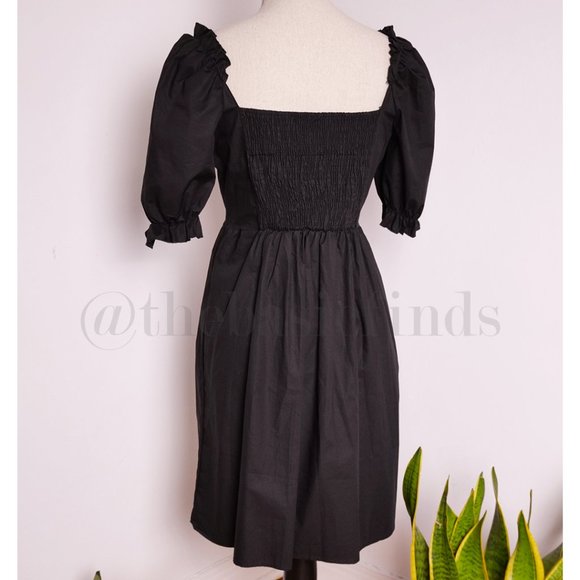 NWOT Puff Sleeves Short Dress - Picture 2 of 3